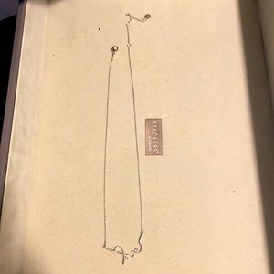 Stella Dot Love Necklace Silver